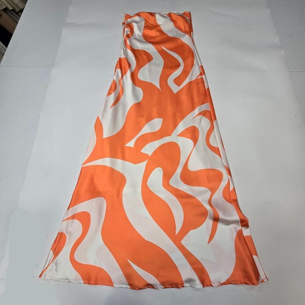 SNDYS Angel Dress in Orange Swirl - Picture 11 of 12